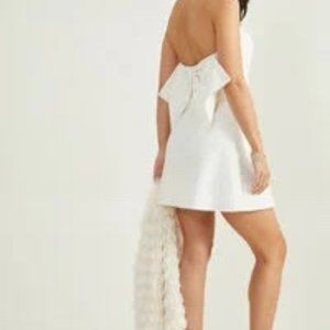 Altar'd State Lilia Strapless Bow Dress